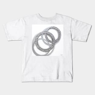 Silver Circles Kids T-Shirt